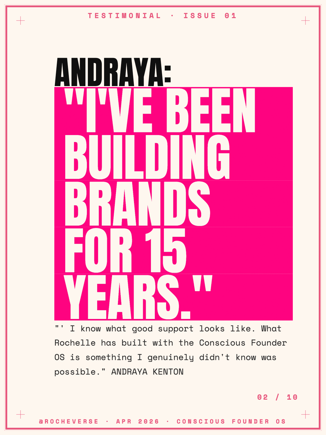 Andraya Kenton testimonial slide 2